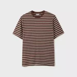 [롯데백화점]에디션 블록 스트라이프 반팔티 NEG2TR1925