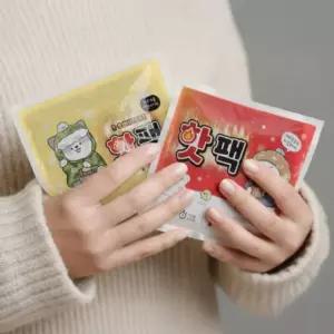 핫팩 용품 강아지 방한 소품 세트 겨울용 휴대용 손난로 귀여운 랜덤발송 5개