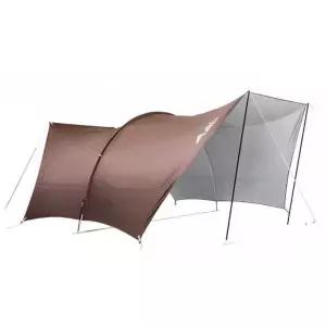 도킹 차량용 타프 텐트 차박 대형 캠핑 그늘막 브라운