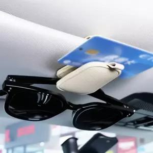 차량용 다용도 클립 안경 선글라스 카드 고정력 간편설치 깔끔한 마감 수납