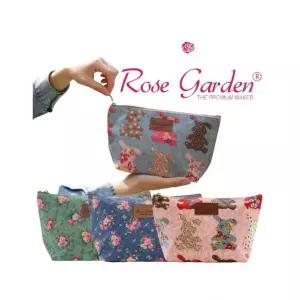 에이치플러스몰 로즈가든 삼각파우치 M중 여성 화장품 소품 가방 지갑