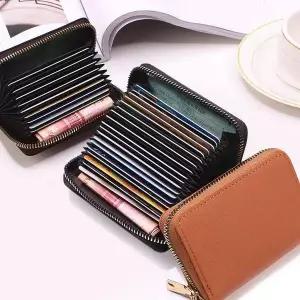 가죽지퍼형 카드지갑 반지갑 지갑 포켓 지폐 명함지갑 (특가)