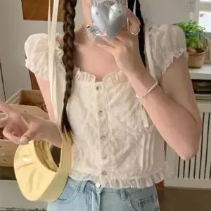 [SBD] 러블리 오프숄더 플라워패턴 블라우스 레이스