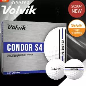 볼빅 26년 NEW 콘도르 S4 우레탄 골프공 (3PC구조) 화이트