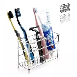 욕실 스텐 칫솔 치약 꽂이 6구 꽂이 걸이 거치대 보관