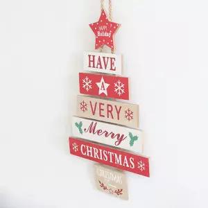작은 나무 벽트리 걸이 크리스마스 벽장식 문장식