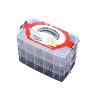 ( )대형 3단 박스 부품함 보관함 공구박스 다용도 멀티 장난감정리함 sh-919