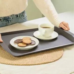 소품 다용도 서빙 카페 트레이 직사각 손잡이 쟁반 다용도 예쁜 카페