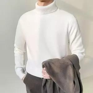 [SBD] 남자오버핏니트 터틀넥 니트 브이넥니트 카라니트 남자배색니트 목폴라