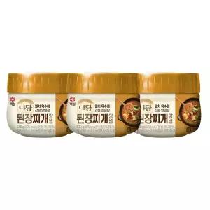 CJ백설 다담 된장찌개양념530g x3개