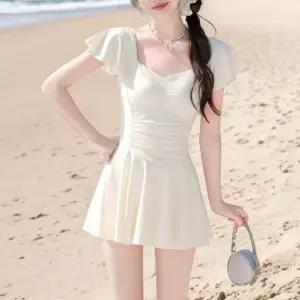 [다잇템]여자 드레스 치마 팔뚝 잔주름 커버 수영복 (47616606)