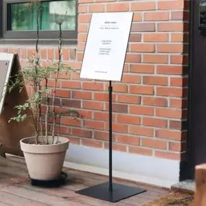 입구간판 TG 메뉴판 광고판 포스터 슬림 스탠드 POP 입간판 A3