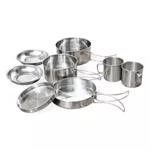 코팰 스테인레스 코펠 8종세트 1 2인용 캠핑 개인용 1인용코펠