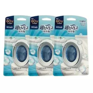 페브리즈 화장실용 비치형 상쾌한 비누향 6.3ml 3개