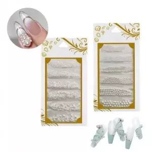 [골드스마일]진주 네일 스톤 아트용 데코 파츠 컬러 믹스