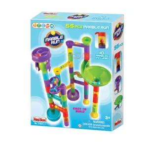 어린이집 창의력 구슬굴리기 블록 55P 롤러코스터 원목장난감