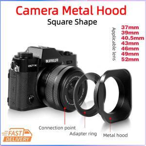 카메라 메탈 사각 렌즈 후드 37mm 39mm 40.5mm 43mm 46mm 49mm 52mm (캐논, 니콘, 소니호환, 후지필름 X-T5