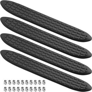 3인치 원형 너프 바에 맞는 스텝 패드 4개 길이 21인치 x 와이드 교체 5개 핀 20개 포함