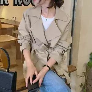 (스타일하우스)트렌치코트 아우터 테일러드카라 여성 간절기