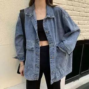 (스타일하우스)트렌치코트 아우터 오버핏 데님자켓 여성