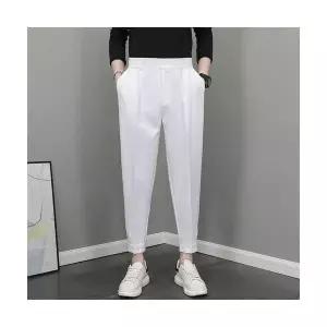 남성용 배기핏 바지 조거 팬츠 봄가을 9부 캐주얼 코디 망홍조표 배기 작은 정장 CH1