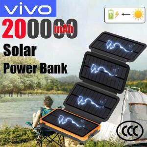 VIVO 200000mAh 태양집열판집열판 보조베터리 접이식 초고속 충전 패널 휴대용 야외 캠핑 아이폰 안드로이