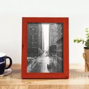 탁상용 사진액자 5x7 오렌지 웨딩액자 돌사진액자