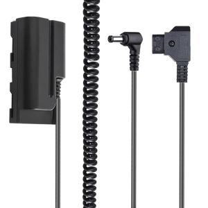 NP F970 SONY 호환 F550 F570 용 NP-F 더미 배터리에 DC5521 D-Tap 커넥터 전원 어댑터 케이블