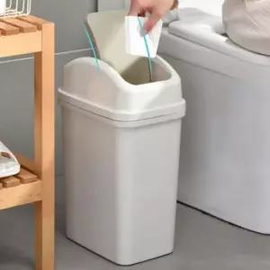 [SBD] 화장실 주방 스윙형 쓰레기통 휴지통 사무실 슬림