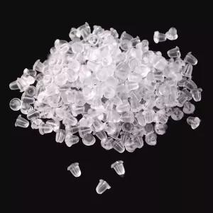 실리콘 귀걸이 클러치 4mm 200개(1팩)