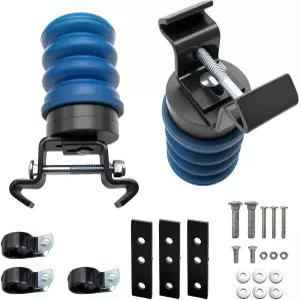 TSS-107-40 트레일러 보조 헬퍼 스프링 2팩 서스펜션 어셈블리 하중 지지 및 레벨링 키트 장착