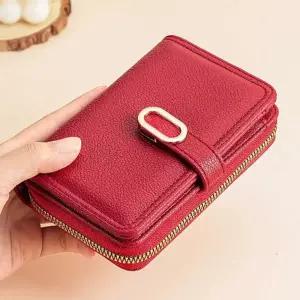 선물하기 좋은 데일리 여성용 지퍼형 반지갑 손지갑