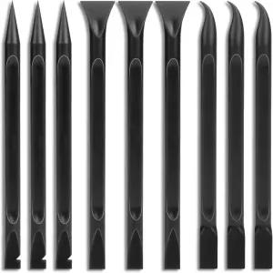 틈새 청소 도구 9 PCS 탄소 섬유 플라스틱 스크레이퍼 자동차 디테일 브러시 세트 작은 좁은 공간과 위한