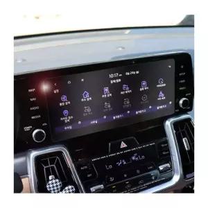 쏘렌토MQ4 전용 네비게이션 지문방지 액정보호필름 차량용품 자동차용품