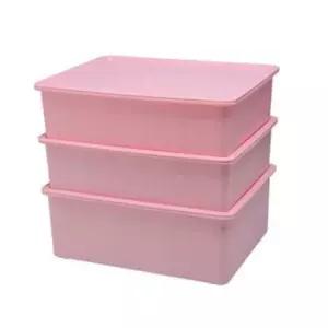 [JED] 정리함 박스 양말 핑크 옷정리 3종 리빙 보관함 속옷