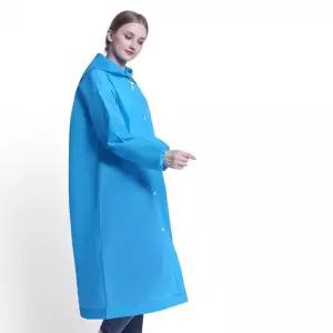 판초우의 EVA 레인코트 고급 우비 다회용 소매밴딩 우비 장마비옷 우의