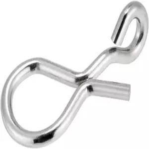 닥터피쉬 50팩 파리 낚시 스냅 3사이즈 스테인리스 스틸 퀵 체인지 미끼 클립 송어