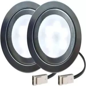 LIDEENMO 2팩 DC 12V 주방 조리기 후드 전구 LED 1.5W YL 남성 커넥터 포함 60mm 범위 캐비닛 라이트