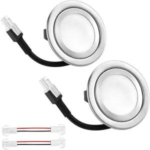 LPSAFP LED 레인지 후드 전구 스토브 가전 주방 조명 교체용 20W 할로겐 WW 3000K 12V / DC IP54 2팩