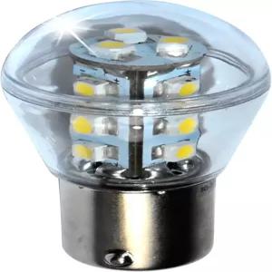 HQRP BA15S SMD2835 15 LED 전구 10-30V DC 쿨 화이트 자동차 테일 라이트/악기 라이트/돔 라이트/언더
