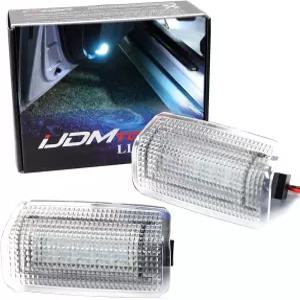 iJDMTOY 풀 LED 사이드 도어 제공 라이트 어시는 렉서스 IS ES GS LS RX GX와 호환되며 토요타 아발론