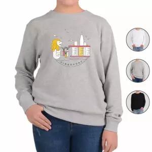 맨투맨 전색상 도덕적인 싱가포르 프린트셔츠 Kez7+8TmI