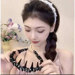 [에이치플러스몰]TBZ 카이씨 헤어밴드 앞머리볼륨 집게핀 롤 머리핀 머리띠 빗