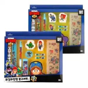 [문구] 브롤스타즈 캐릭터 문구세트 대용량 초등학생 볼펜 펜