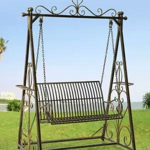 야외용 흔들 의자 벤치 놀이터 리조트 카페 그린 벤치형