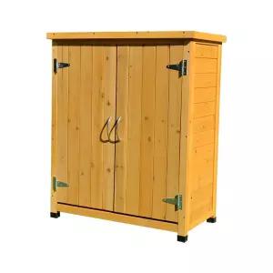 원목 캐비닛 야외 조립식 창고 우드 마당 공구함 간이