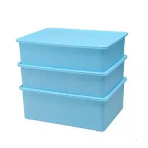 [생활] 3종 속옷 박스 옷정리 보관함 양말 리빙 블루 정리함