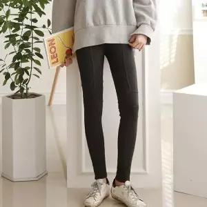 [JHQSU3L7_51IB]스판 기모 스판레깅스 스타일 절개 쫄바지 (28891228A)