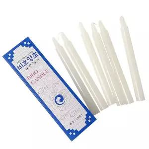 기둥초 파라핀촛불 의식양초 세트 6개입