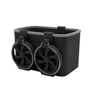 차량용 멀티 컵홀더 수납함 포켓 콘솔박스 C18 블랙